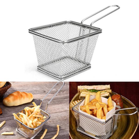 Fry Chip Potato Basket Stainless Steel Mini-kitchen Home Fries Frying Basket