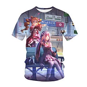 Inspired by Fate / Zero Cosplay Anime Cartoon 100% Polyester 3D Harajuku Graphic Kawaii T-shirt For Women's / Men's miniinthebox