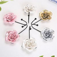 Creative Ceramic Hook Handicrafts Handmade Ornaments Flowers Bathroom Bedroom Living Room Home Decor