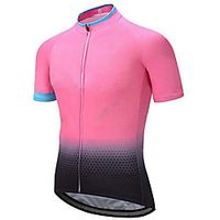 21Grams Women's Short Sleeve Cycling Jersey Summer Spandex Pink Gradient Bike Top Mountain Bike MTB Road Bike Cycling Quick Dry Moisture Wicking Sports Clothing Apparel  Stretchy  Athleisure Lightinthebox - thumbnail