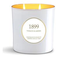 Cereria Molla 2 Wick xl Vegetable Wax Candle in glass 700gTobacco & Amber