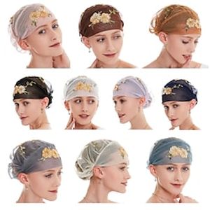 Arabian Muslim Adults Women's Religious Hat Cap Hijab Scarfs For Satin  Tulle Ramadan Headpiece Lightinthebox