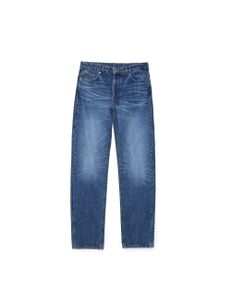 Lacoste Live Straight Fit Five-Pocket Faded Cotton Jeans