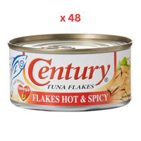 Century Tuna Flakes Hot & Spicy - 180 Gm Pack Of 48 (UAE Delivery Only)