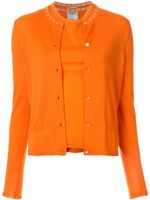 Chanel Pre-Owned Ensemble Cardigan Tops - ORANGE