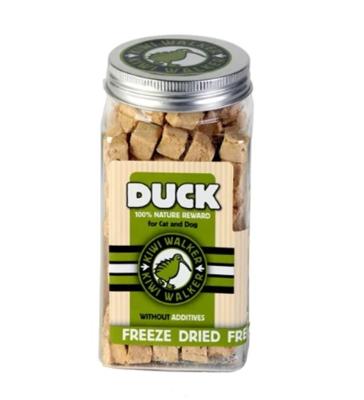 Kiwi Walker Freeze Dried Grain Free Snack Duck Cubes Dog & Cat Treats 80G