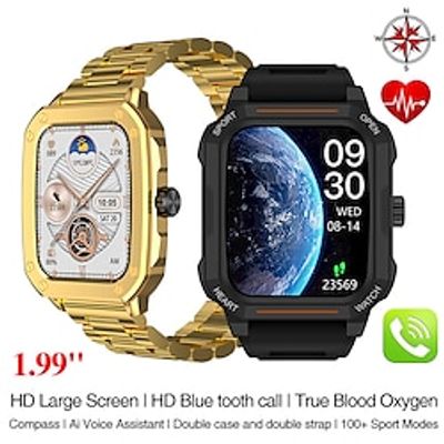 696 TW22 Smart Watch 1.99 inch Smartwatch Fitness Running Watch Bluetooth Pedometer Call Reminder Sleep Tracker Compatible with Android iOS Women Men Hands-Free Calls Message Reminder Custom Watch Lightinthebox