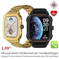 696 TW22 Smart Watch 1.99 inch Smartwatch Fitness Running Watch Bluetooth Pedometer Call Reminder Sleep Tracker Compatible with Android iOS Women Men Hands-Free Calls Message Reminder Custom Watch Lightinthebox - thumbnail
