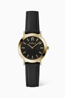 Minimal Shape Leather Quartz Watch, 32mm - thumbnail