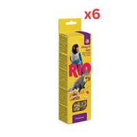 RIO Sticks For Parakeets With Honey And Nuts 2x75g (Pack Of 6)