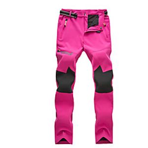 Women's Hiking Pants Trousers Solid Color Summer Outdoor Tailored Fit Waterproof Ultra Light (UL) Quick Dry Antistatic Spandex Pants  Trousers Black Grey Rose Red Hunting Fishing Climbing L XL XXL Lightinthebox