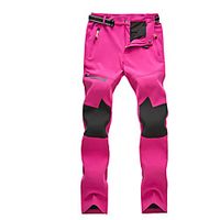 Women's Hiking Pants Trousers Solid Color Summer Outdoor Tailored Fit Waterproof Ultra Light (UL) Quick Dry Antistatic Spandex Pants  Trousers Black Grey Rose Red Hunting Fishing Climbing L XL XXL Lightinthebox - thumbnail