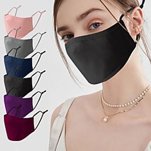 Women's Face Mask Cotton Basic Outdoor 3D Outdoor Pure Color 1pc / pack Mask Portable Windproof Outdoor / Fall / Winter / Spring miniinthebox