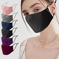 Women's Face Mask Cotton Basic Outdoor 3D Outdoor Pure Color 1pc / pack Mask Portable Windproof Outdoor / Fall / Winter / Spring miniinthebox - thumbnail