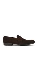 Lione Suede Penny Loafers - thumbnail