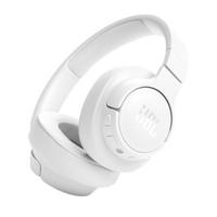 JBL Tune 770NC - Adaptive Noise Cancelling Wireless Over-Ear Headphones, Bluetooth 5.3, Up to 70H Battery, Speed Charge, Foldable and Lightweight Design (White)