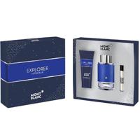 Mont Blanc Explorer Ultra Blue (M) Set Edp 100Ml+ Edp 7.5Ml + Sg 100Ml (New Pack)