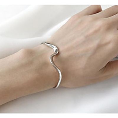Bracelet Bangles Mismatched Fashion Artistic Simple Casual  Sporty Alloy Bracelet Jewelry Silver For Party Evening Gift Formal Date Festival Lightinthebox