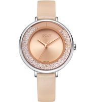 Ecstacy Women's Analog Rose Gold Dial Watch - E23501-SLCK