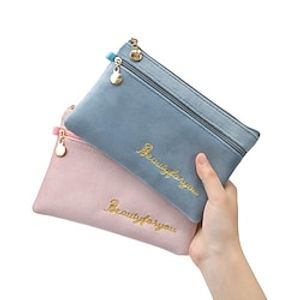 Women's Coin Purse Suede Plain Shopping Daily Blue Pink Lightinthebox