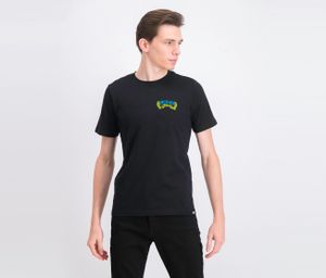 Mens Hewitt Graphic Print Shirt  Black