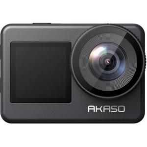 AKASO Brave 7 LE | 4K30FPS Action Camera | 20MP | Touchscreen | WiFi | EIS 2.0 | Remote Control | 131ft Waterproof | 2x 1350mAh Batteries | Externa...