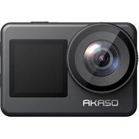 AKASO Brave 7 LE | 4K30FPS Action Camera | 20MP | Touchscreen | WiFi | EIS 2.0 | Remote Control | 131ft Waterproof | 2x 1350mAh Batteries | Externa... - thumbnail