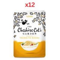 The Cheshire Cats Garden Kitten Chicken Wet Cat Food 85G (Pack of 12)