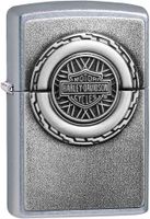 Zippo 49175 207 Harley Davidson Engine Surprise Emblem Street Chrome Lighter