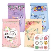 Mother's Day Decorations Floral-Themed Creative Candy and Snack Packaging Seals - Innovative Stickers for Party Supplies Lightinthebox