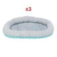 Trixie Fur Bed For Small Pets Blue - 30X22cm (Pack of 3)