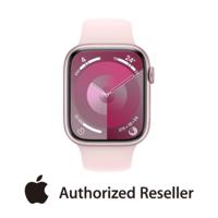 Apple Watch Series 9 GPS| 41mm| Color Pink| Aluminum Case with Light Pink Sport Band S/M | Middle East Version