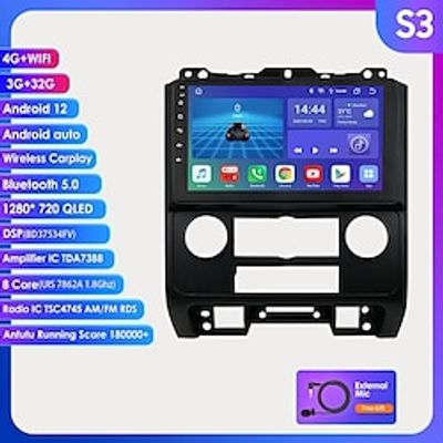 Android 12 Ford Impala Car Radio 2007-2012 9 Screen 2 Din Android Head Unit Stereo GPS Navigation Multimedia Playback Audio Auto Radio Lightinthebox