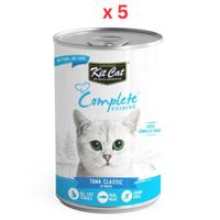 Kit Cat Complete Cuisine Tuna Classic In Broth 150g Cat Wet Food (Pack Of 5)