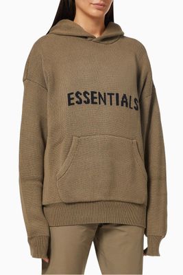 Knit Hooded Pullover Knit Hooded Pullover
