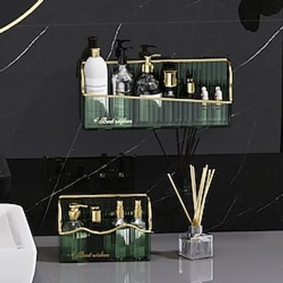 Shelves Without Punching Wall-Mounted Lockers Shelves To Store Artifacts And Bathroom Accessories Lightinthebox Shelves Without Punching Wall-Mounted Lockers Shelves To Store Artifacts And Bathroom Accessories Lightinthebox