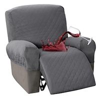 Waterproof Recliner Chair Covers Quilted Stretch Recliner Covers for Recliner Chair Slip Covers for Reclining Chairs Seat Width Up to 23 Recliner Protector Lightinthebox - thumbnail