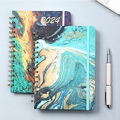 To Do List Notebook Grid A5 5.8×8.3 Inch Retro Paper SoftCover Portable 75 Pages Notebook for School Office Traveler Lightinthebox