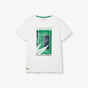Men's Lacoste SPORT Roland Garros Plant Print T-shirt