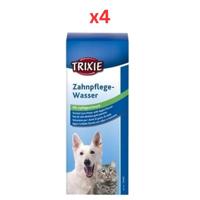Trixie Dental Care Water With Apple For Dogs & Cats 300ml (Pack Of 4)
