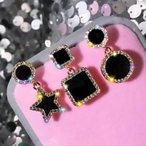 Women's Drop Earrings Dangle Earrings Stylish Sweet Imitation Diamond Earrings Jewelry Black For Date Festival Lightinthebox