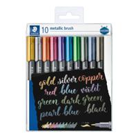 Staedtler DJ Metalic Marker Brush Set (Pack of 10) - thumbnail