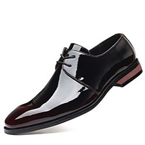 Men's Oxfords Daily PU Black Red Blue Fall Summer miniinthebox