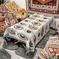 1pc Bohemian Woven Double Sided Multipurpose Blanket Bohemian Tapestry Hippie Room Decoration Abstract Geometry Blanket Tassel Woven Blanket Sofa Blanket Outdoor Hiking Backpacking Beach Travel Lightinthebox