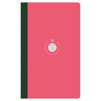 Flexbook Smartbook Ruled A5 Notebook - Medium - Pink Cover/Green Spine (13 x 21 cm)