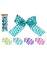Homesmiths Christmas Bow Set Of 4Pcs 10Cm 4 Assorted Colors 1 Piece