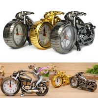 Creative Motorbike Shape Alarm Clock Novel Desk Clock Festival Gift