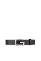 Crystal G-Square Leather Belt - thumbnail