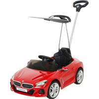 Megastar Ride On Licensed 3673C Push Car With Handle And Canopy - Red (UAE Delivery Only)