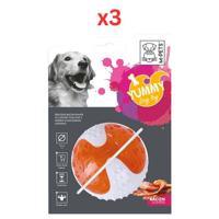 M-Pets Yummy Ball Dog Toy (Pack of 3)
